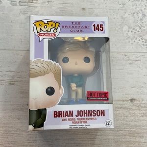 Funko Pop Brian Johnson #145 The Breakfast Club Exclusive PreRelease Figure